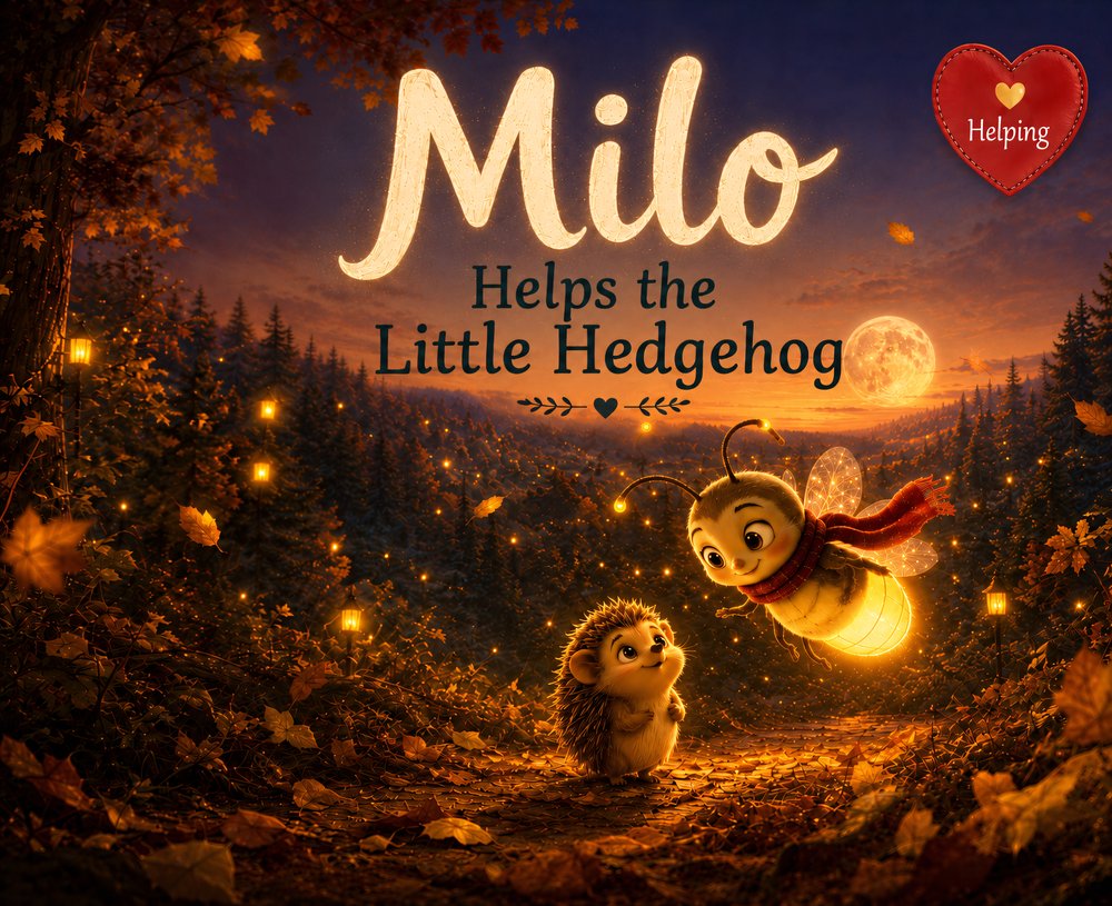 Milo Helps the Little Hedgehog – book cover