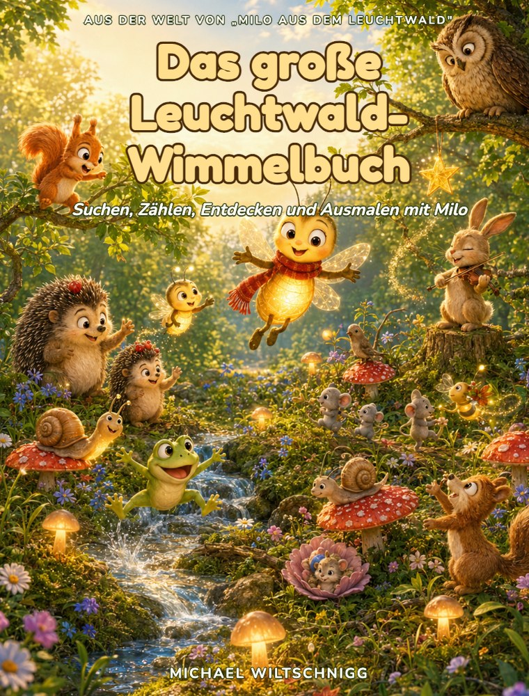 Das große Leuchtwald-Wimmelbuch – Buchcover